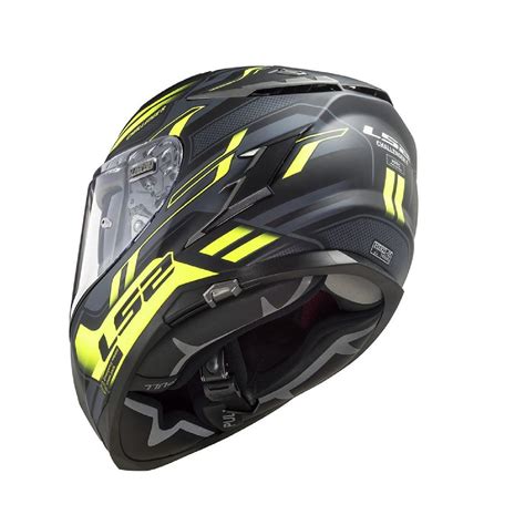 Casco Integral Ls Ff Challenger Spin Amarillo Cobalto Matte Viga