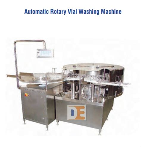 Automatic Rotary Vial Washing Machine Volt Capacity Vial