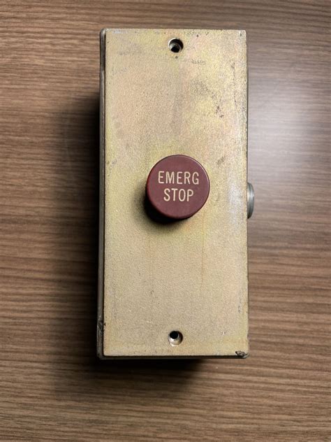 Vintage Otis Elevator Pit Stop Switch Grelly Usa