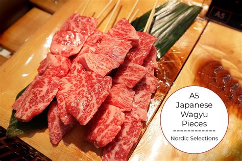 A5 Japanese Wagyu Brochette Pieces From Filet Mignon 8oz Portion