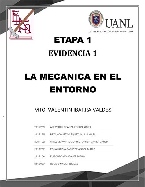 Lme Lo Ev E Asdddddddddddddde S Etapa Evidencia La Mecanica