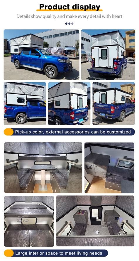 Onlywe Pickup Camper Truck Camper For Pickup Car Roof Top Expedition