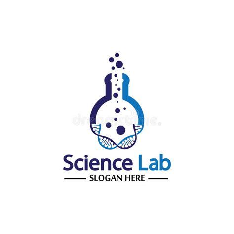 Science Lab Logolaboratory Tube Logo Template Design Vector Emblem