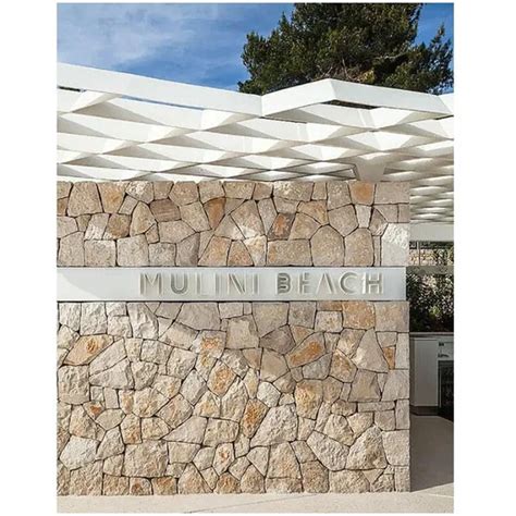 Exterior Decorative Flexible Pu Stone Wall Panel Stone Veneer For