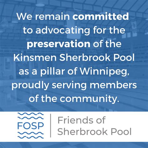 FOSP Statement on Service Cuts – Friends of Sherbrook Pool