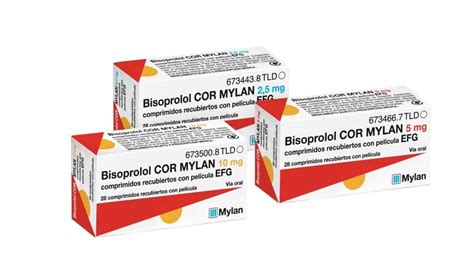 Noticias De Salud Bisoprolol COR Mylan EFG Nuevo Lanzamiento En