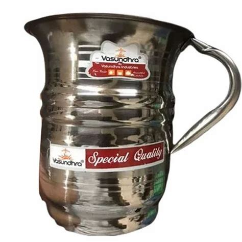 Vasundhra Stainless Steel Jug 200gm At Rs 62piece In Yamuna Nagar Id