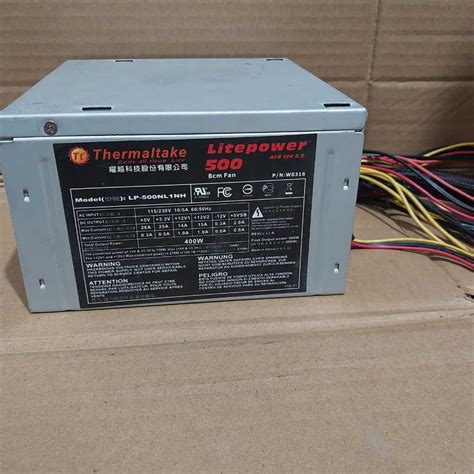 Jual Power Supply PSU Pure 400 Watt Murah Thermaltake 400W Vga Pin 6