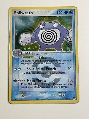 Pokemon Tcg Poliwrath Reverse Holo Ex Firered Leafgreen