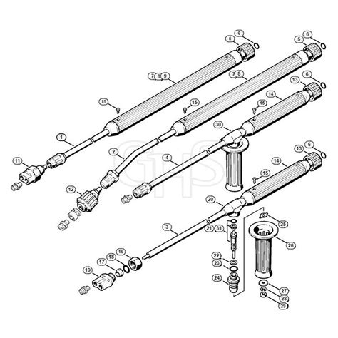 Genuine Stihl Re300 K J Spray Lance Wand Ghs