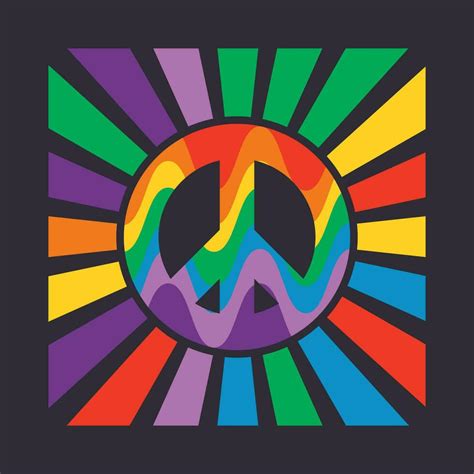 Colorful symbol of peace 26176711 Vector Art at Vecteezy