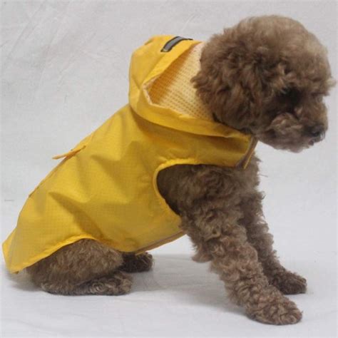 Honden Regenjas Geel Honden Poncho Maat XXL Ruglengte 50cm Bol