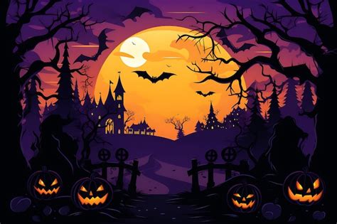 Happy halloween background | Premium AI-generated image