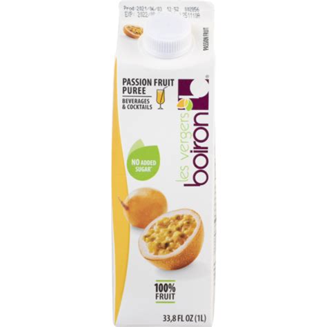 Passion Fruit Puree Oz Boiron Fruit Puree