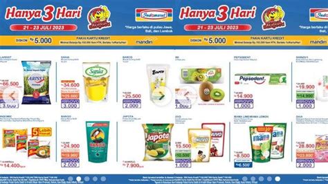 Promo Jsm Indomaret Hingga Juli Banyak Diskon Kebutuhan