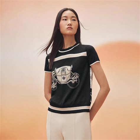 HERMES 2023春夏プレタ Tシャツ 刺繍入りポケット クリアランス直販 decorativewindowfilm ca