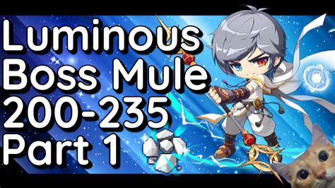 Luminous Bossing Mule Progression Part Maplestory Reboot Youtube