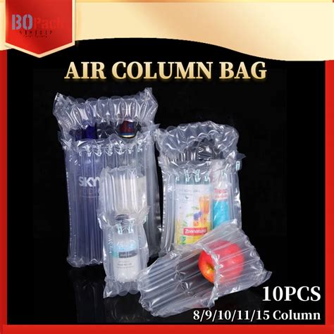 10 Pcs Multi Size Air Column Pouch Set Inflatable Protective Bubble