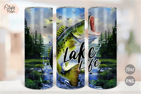 Lake Tumbler Wrap Oz Png Sublimation Graphic By Istylemagic