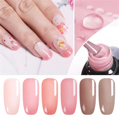 Aliexpress Buy Ur Sugar Ml Jelly Nude Gel Translucent Pink