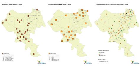 El Mapa Del Conflicto En El Cauca