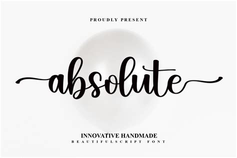 Absolute Font By Freshtypeink · Creative Fabrica