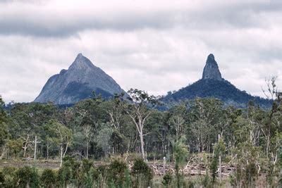 Mt Beerwah And Mt Coonowrin Glasshouse Mountains Sunshine Coast