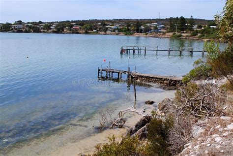 Jetty Coffin Bay Stock Image Image Of Australia South 84576059