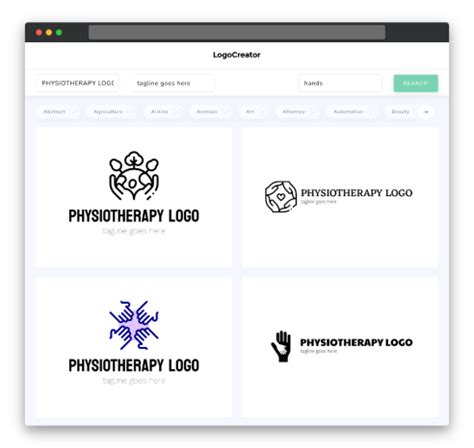 Physiotherapy Logo Design Create Your Own Physiotherapy Logos