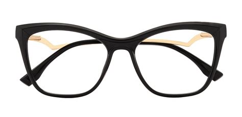 Miranda Cat Eye Prescription Glasses Black Womens Eyeglasses