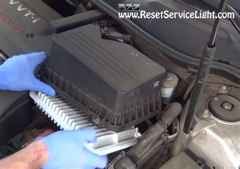 How To Change The Air Filter On Toyota Camry Reset Service