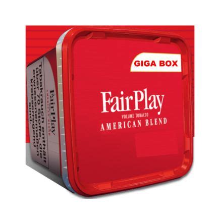 Fair Play Tabak Red Giga Box G Nstig Online Kaufen Getkapp De