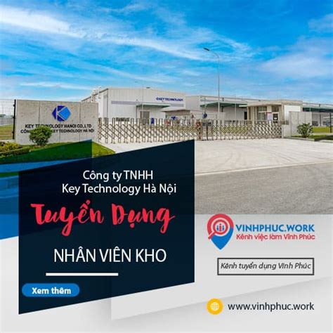 Công ty TNHH Key Technology Hà Nội Thông báo Tuyển dụng Nhân viên Kho