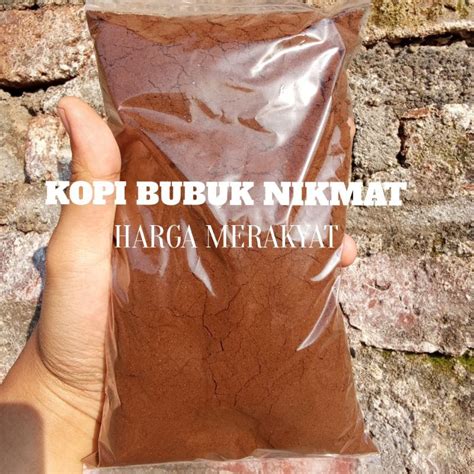 Jual Kopi Bubuk Hitam Rasa Nikmat Harga Merakyat Komersil