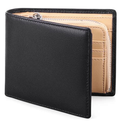 Mens Leather Wallet Money Clip Inside Credit Card Holder Men S