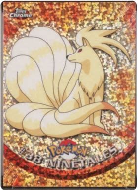 Ninetails Topps Series Pokemon Card