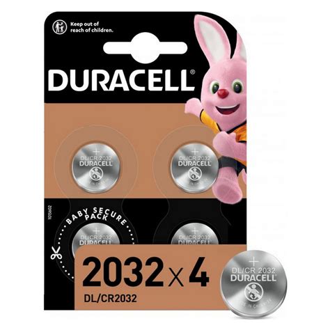 Батарейка Duracell Lithium Cr2032 Dl2032 3v 4штупаковка купить по лучшей цене в Киеве от