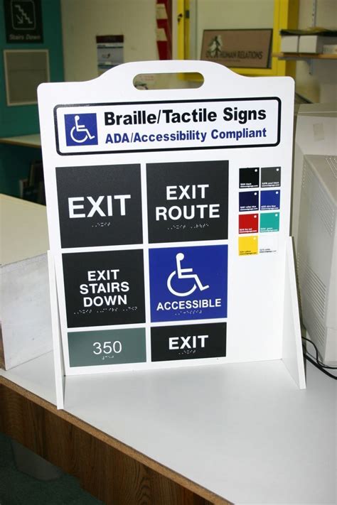 Ada Braille Tactile Signage To Match Your Specs Stanco Ada Signage