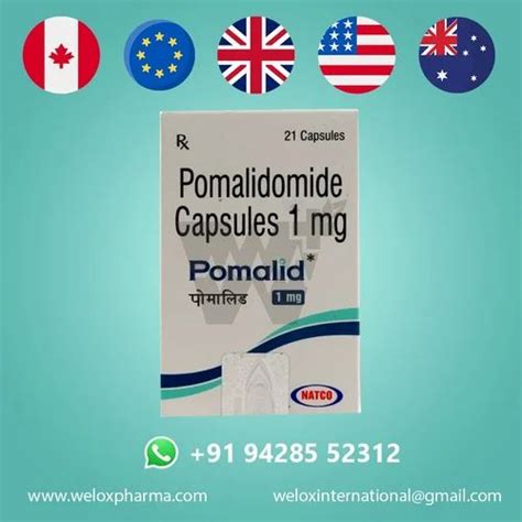 Pomalid Pomalidomide Mg Capsules Tablet At Rs Bottle Pomalid