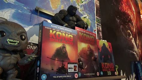 Kong Skull Island UK Steelbook LTD Unboxing Plus Other Artwork YouTube