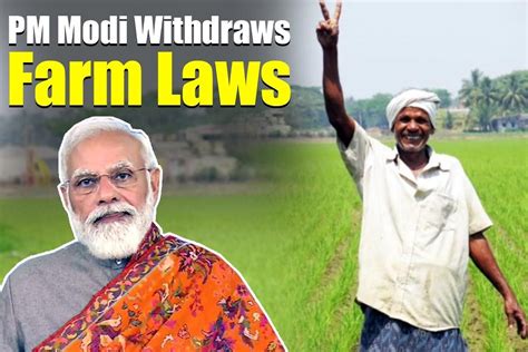 Govt To Repeal 3 Farm Laws Says Pm Modi Urges Farmers To Leave