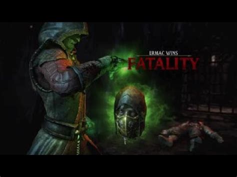 Mortal Kombat X Ermac Vs Scorpion Fatality YouTube