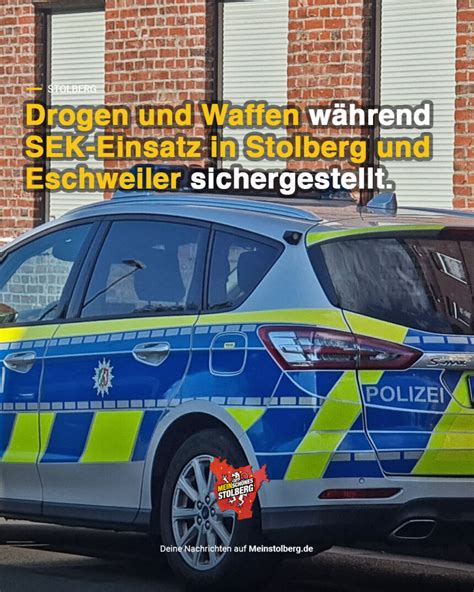 Stolberg Drogen Und Waffen Bei Sek Einsatz In Stolberg Und Eschweiler