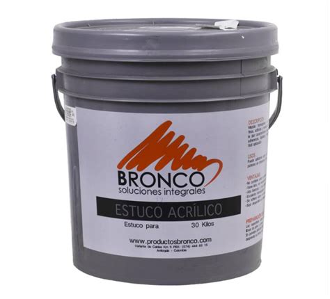 ESTUCO ACRÍLICO EXTERIOR MEZCLA HOMOGÉNEA X 30 KG Distribuciones Imper