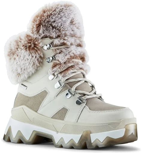 Cougar Warrior Mushroom Faux Fur Trim Waterproof Boot Nordstrom