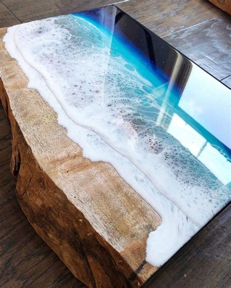 Ocean Sea Sands Epoxy Table Resin Epoxy Epoxytable Wood Artofit Декоративные столешницы