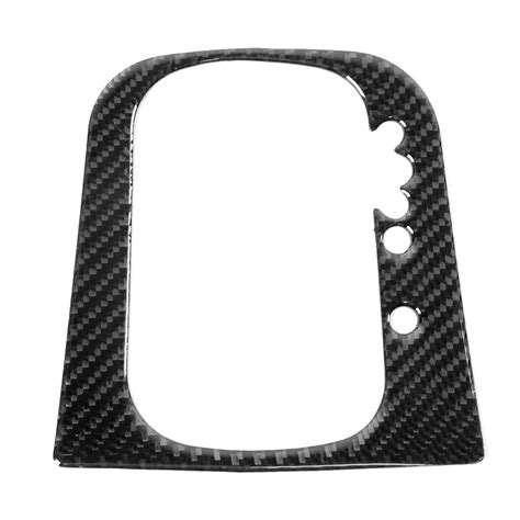 Carbon Fiber Gear Shift Panel Cover Trim Car Interior Decorationb Type