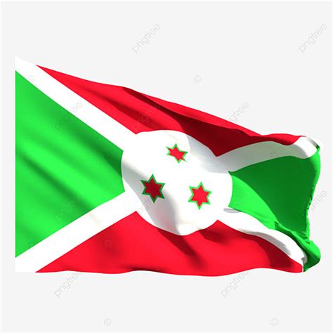 Burundi Flag PNG Picture, Burundi Flag Waving, Burundi Flag, Burundi ...