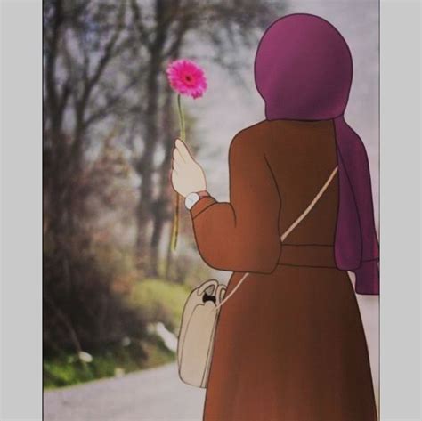 Pin by ℳℰℛ𝒱 ℰℳ𝒮 ℐ on İslami Sanat Profil Islamic girl Hijab cartoon