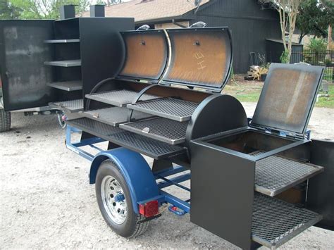 Trailer Pit Bbq Grill Smoker Bbq Pit Barbecue Pit